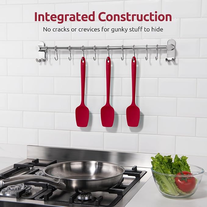 U-Taste Silicone Spoon Spatula Set, 600ºF High Heat Resistant Food Grade - Image 9