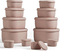ISSEVE 12Pcs/Set Nesting Silicone Food Storage Containers by ISSEVE
