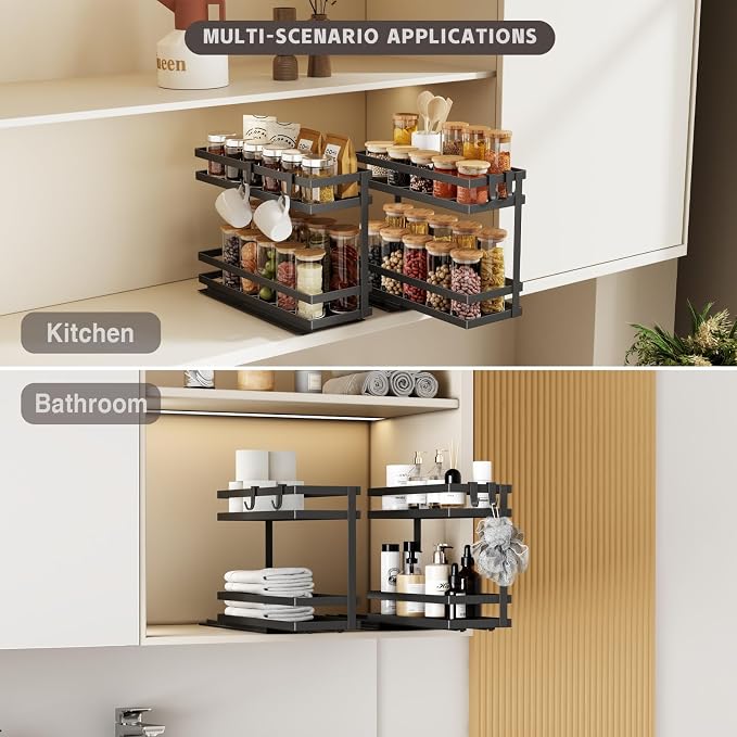 Magheo Pull Out Spice Rack Organizer - Image 8