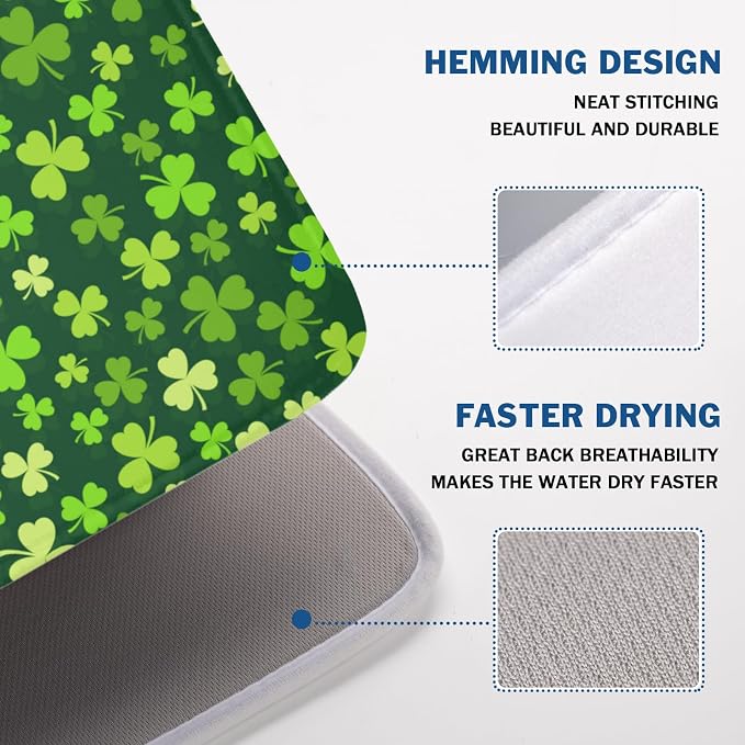 St. Patrick's Day Dish Drying Mat - Image 4