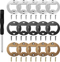 15 Sets Bottle Opener Inserts Kit Stainless Steel Round Bottle Openers Metal by Patelai