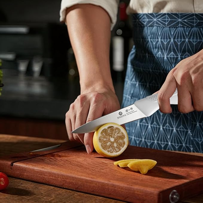 imarku 14-Piece Kitchen Knife Set, Ultra-Sharp Steak Knives Set of 6, Ergonomic - Image 2