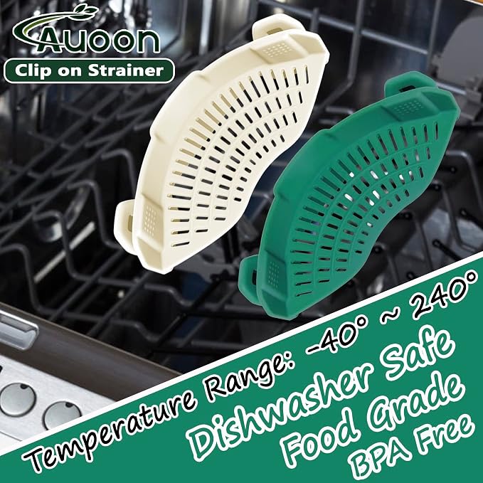 AUOON Clip On Strainer Silicone - Image 3