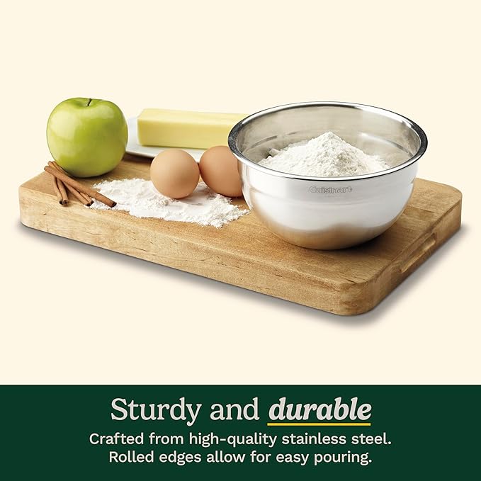 Cuisinart Mixing Bowl Set, Stainless Steel, CTG-00-SMB - Image 5