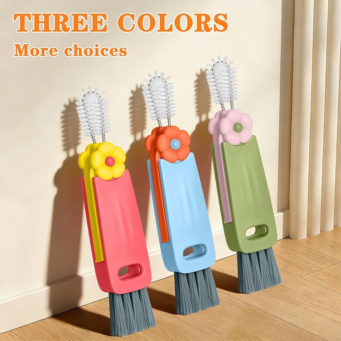 Vanjua 3 in 1 Cup Lid Gap Cleaning Brush Set, Cup Lid Gap Cleaner, Home Kitchen - Image 9