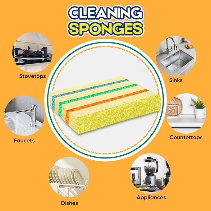 LAUNDRYLUX 4 Pack Scrub Sponge - Image 7