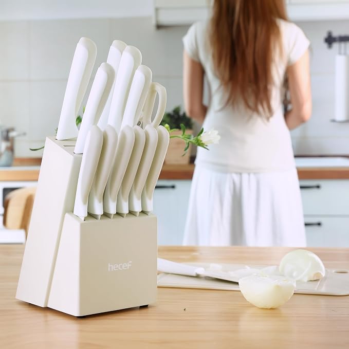 hecef 15 Pieces Kitchen Knife Set - Image 5