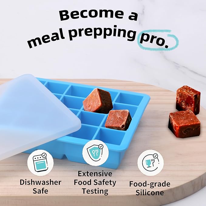20 Section-0.5oz, Food Grade Silicone Ice Cube Tray Food Container - Image 5