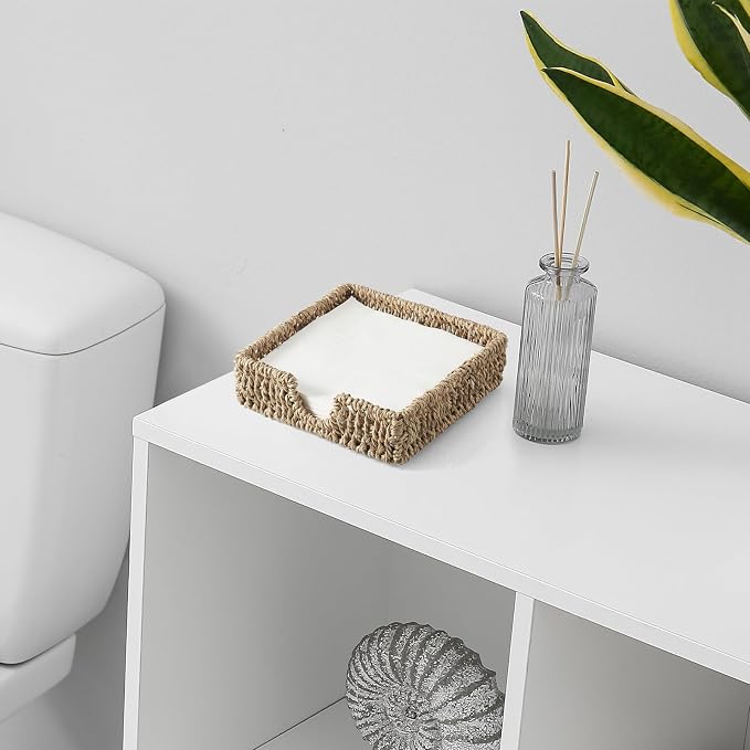 Napkin Holder for Table, Woven Seagrass Napkin Holders For Paper Napkins - Image 6