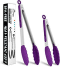 HOTEC Premium Stainless Steel Locking Kitchen Tongs by Hotec