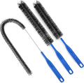 3PCS Drain Brush Set with Refrigerator Coil Cleaning Brush, Bathroom Drains & by Unknown