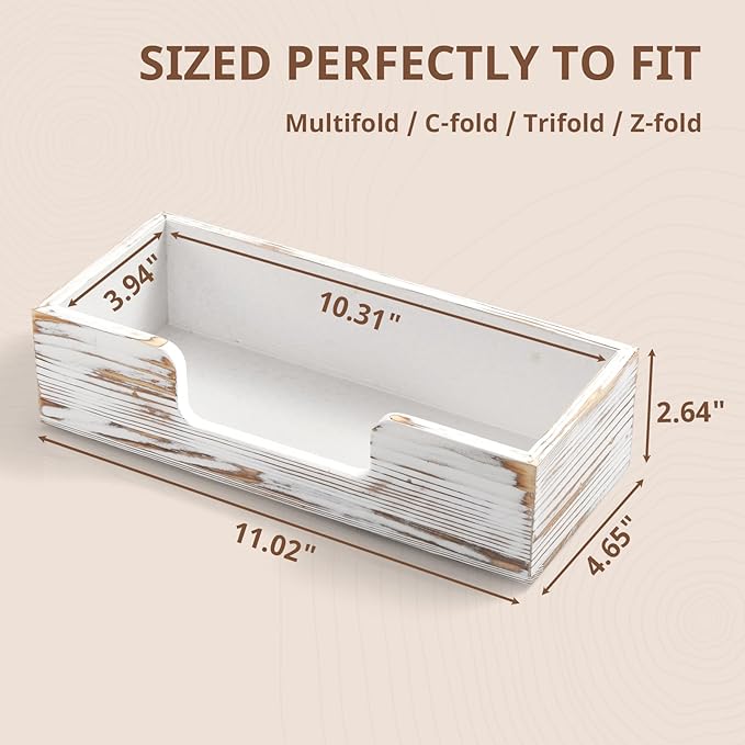 Paper Towel Dispenser Countertop, Commercial Tabletop Tissue Dispenser Tray - Image 2