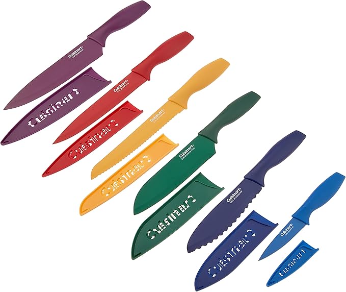 Cuisinart C55-12PCKSAM 12-Piece Ceramic Coated Stainless Steel Knives, Comes - Image 2