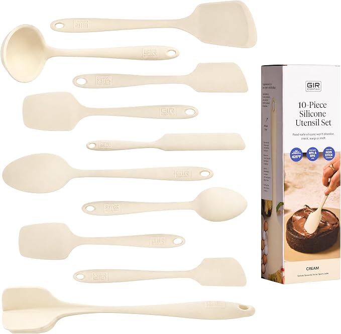 GIR: Get It Right 10-Piece Silicone Essentials Kitchen utensils set by GIRGetItRight