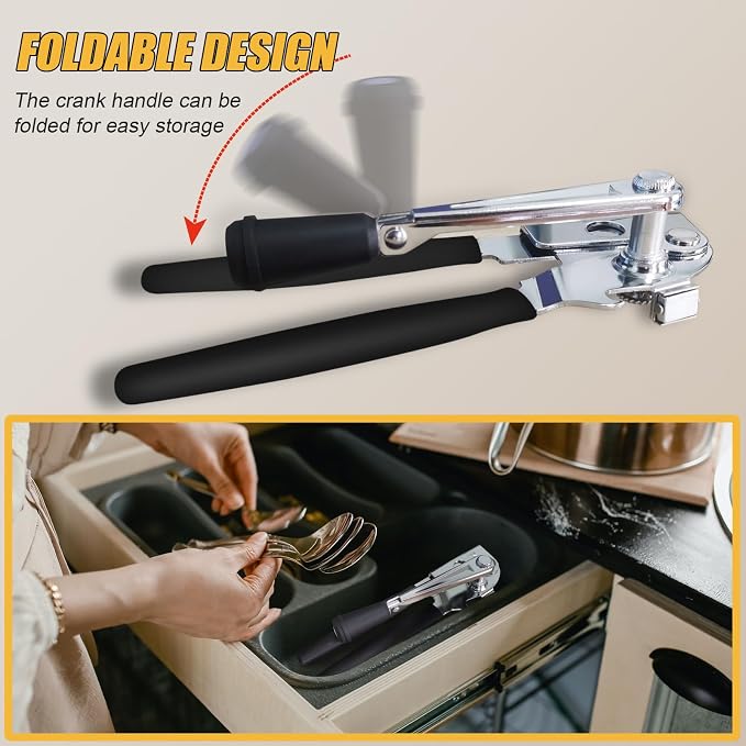 Commercial Can Opener, ICEKATl Can Opener Manual Heavy Duty Easy - Image 5