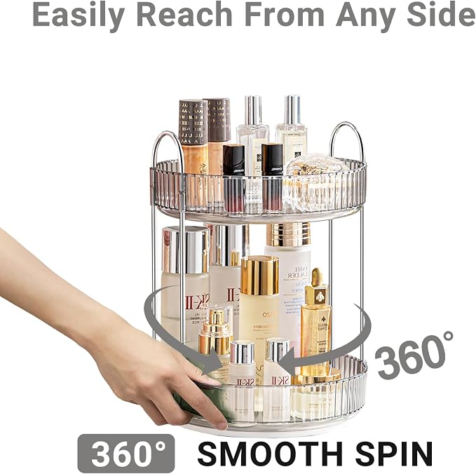 Asayuee 360 Rotating Makeup Organizer - Image 3