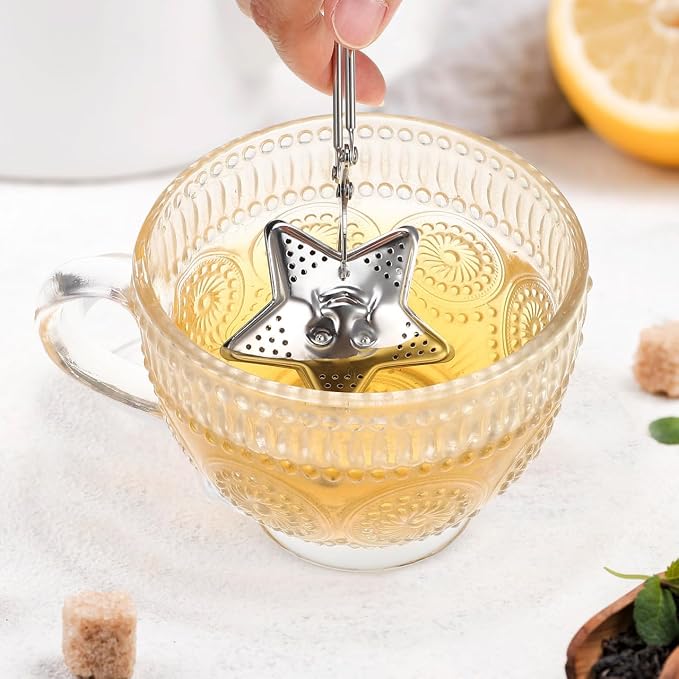Garneck 4 Pcs Tea Infuser Spoon Set: Loose Leaf Strainer Stainless Steel Snap - Image 6