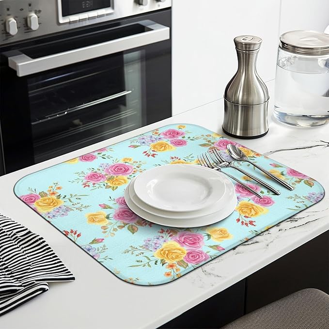 Dish Drying Mat Drainer Pads - Image 3