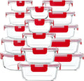 M MCIRCO 30 Pieces Glass Food Storage Containers by MMCIRCO