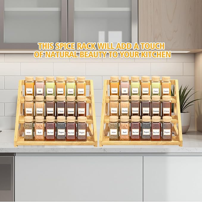 Spice Rack - Tiered Spice Rack Organization - Image 6