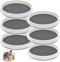 Set of 6, 10 Inch Non-Skid Lazy Susan Turntable, Lazy Susan Organizer by CiWiVOKi