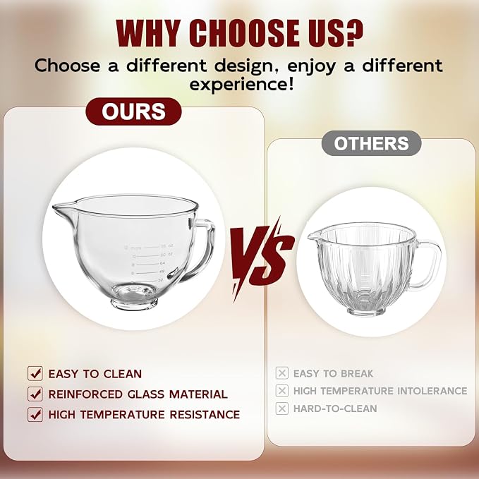 Double-layer Thickened Glass Mixer Bowl - Image 5