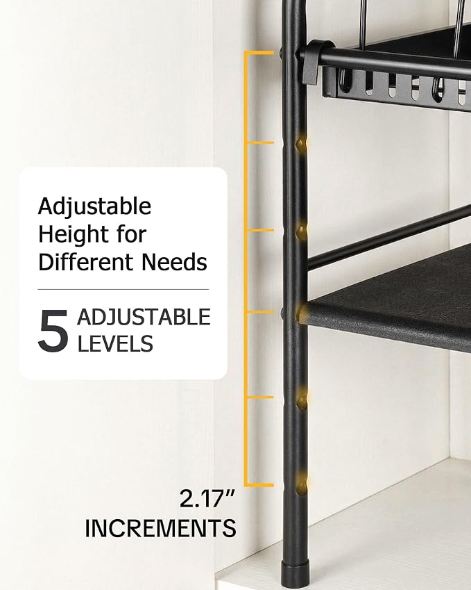 HULISEN Pots and Pans Organizer Under Cabinet, Expandable 2-Tier Pots and Pans - Image 5