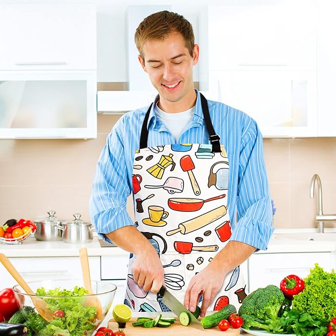 Adjustable Waterproof Apron Bib Apron - Image 3