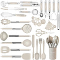 Kitchen Utensils Set-Silicone Cooking Utensils-33pcs Non-Stick Silicone Cooking by BESTZMWK