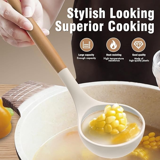 AVGPD Silicone Cooking Utensils Set, Silicone Utensils - Image 4