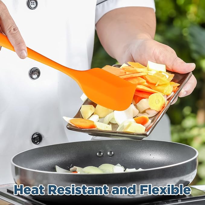 Irenare 84 Pcs Mini Silicone Spatulas Bulk 8.3 Inch Heat Resistant Scrapers - Image 4