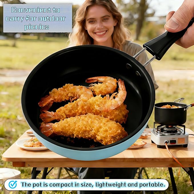 4.7 Inch Mini Frying Pan, Flat Bottom Design - Image 3