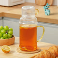 Baffect Bedside Water Carafe And Glass Set, High Borosilicate Glass Pitcher by Baffect