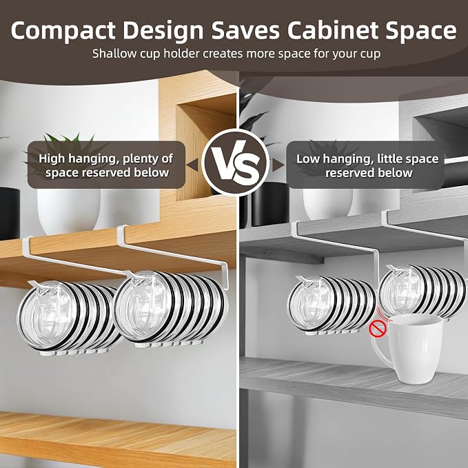 LveSunny Tumbler Lid Organizer, 2 Pack Cup Lid Organizer - Image 5