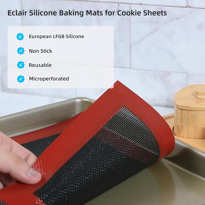 Perforated Silicone Baking Mats - Image 3