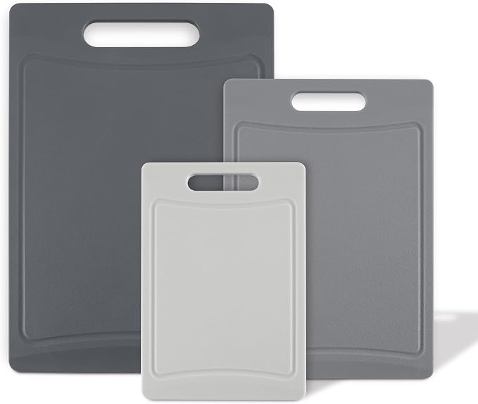 COOK WITH COLOR Non-Slip Cutting Board Set – Kitchen Essentials with Easy Grip - Image 8