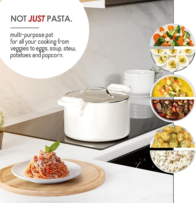 Eatex Pasta Pot with Strainer Lid - Image 5