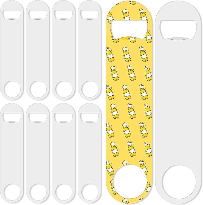 10 Pcs Sublimation Bottle Opener Blanks, Personalized Sublimation Blank Products by Anpuimult