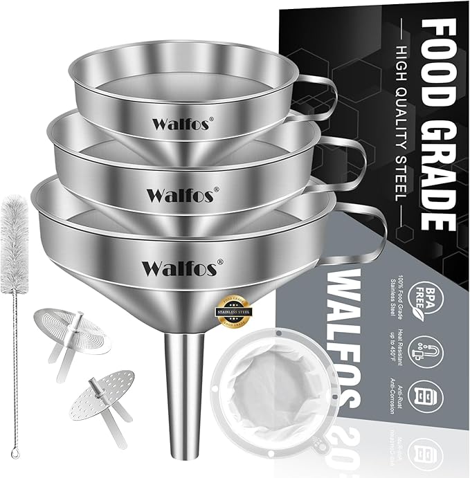 Walfos 3Pcs Kitchen Funnel by Walfos
