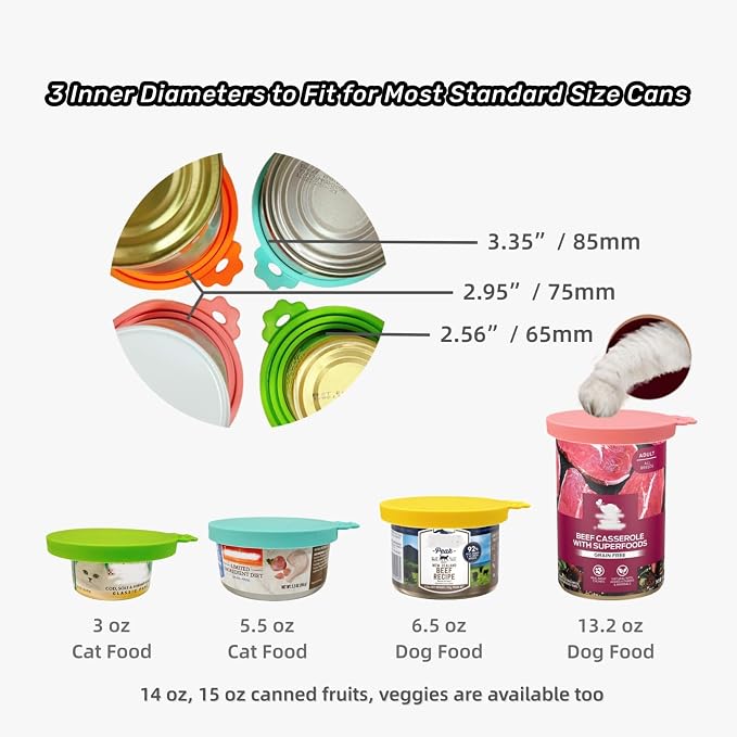 MoPawKT- Pet Food Can Covers, Silicone Can Lids - Image 3