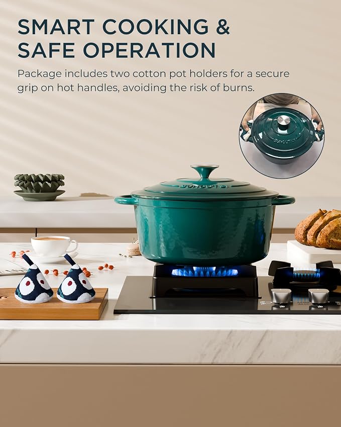 Enameled Cast Iron Dutch Oven - Image 7