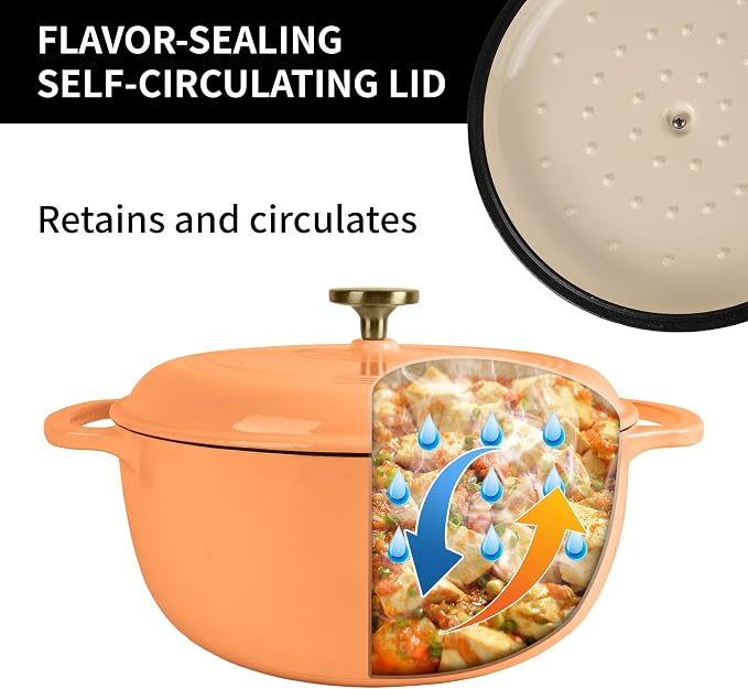 Premium Enameled Cast Iron Dutch Oven - Image 6