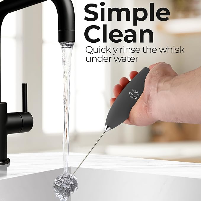 Zulay Kitchen Patented Tornado Triple Whisk Milk Frother - Image 9