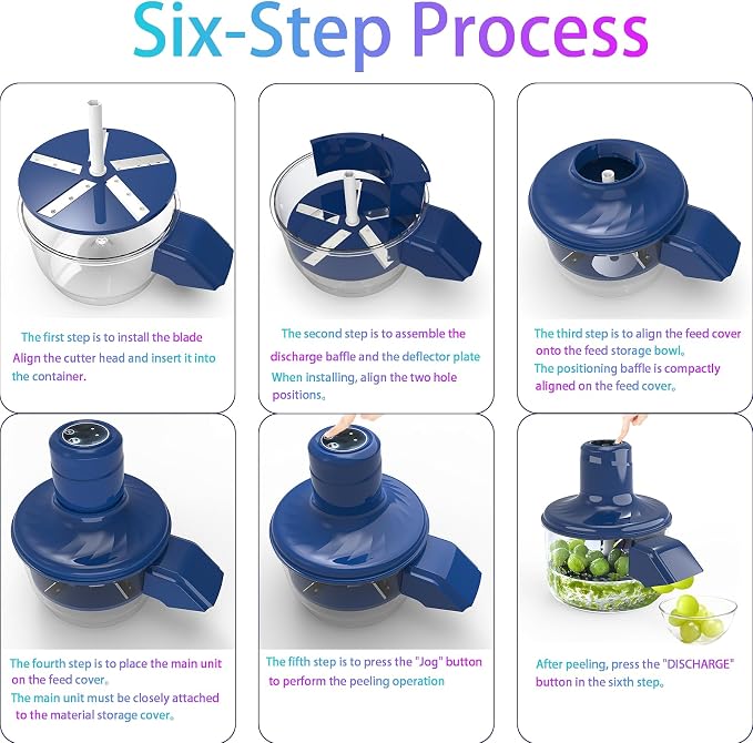 Automatic Grape Peeler Machine, Electric Peeling Skin Remover Tool - Image 3