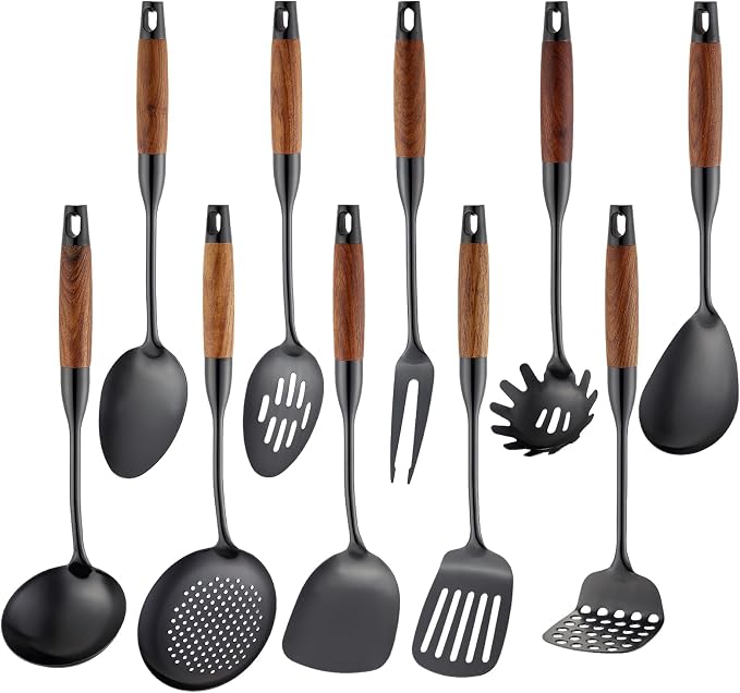 Izurok18/10 Stainless Steel Kitchen Utensils Set, 10 Piece Cooking Utensils by IzurokBuynow