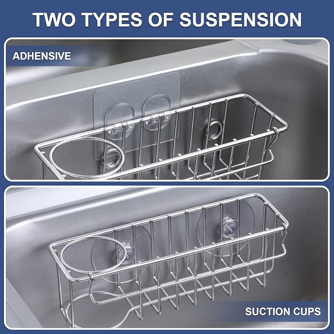 3-In-1 Sponge Holder for Kitchen Sink - Image 2