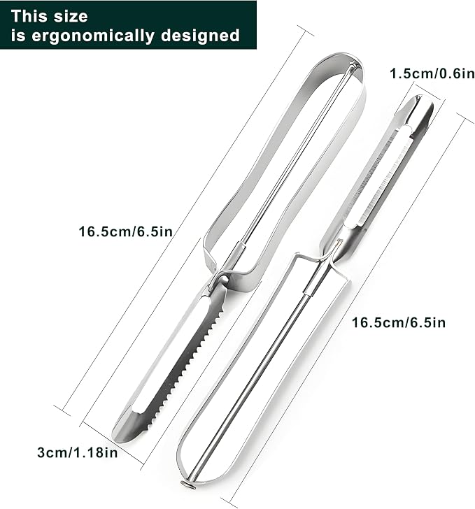 Potato Peelers for Kitchen, Just Like Mom's old steel Peeler - Image 7