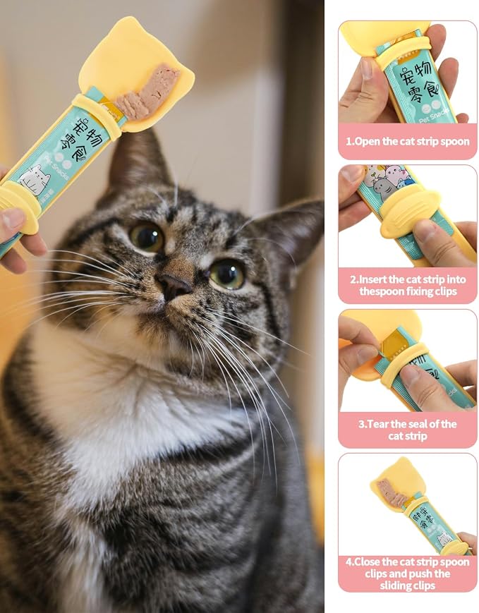 5 PCS Cat Food Can Covers Lids Set, Silicone Pet Food Can Lids - Image 7