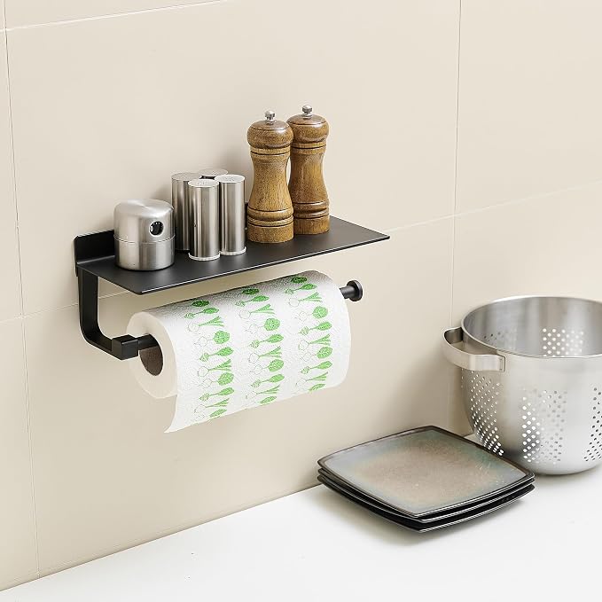 Hand Towel Holder for Bathroom -Paper Towel Holder Wall Mount - Image 2