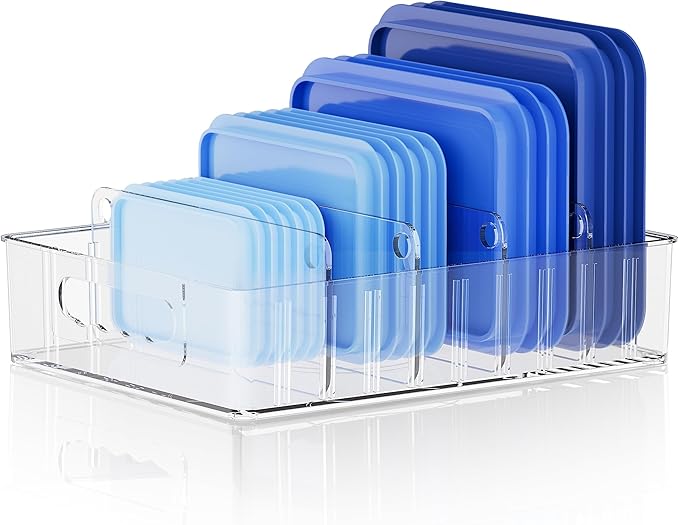 LYNG Lid Organizers Inside Cabinet, Food Container Lid Organizer by Unknown